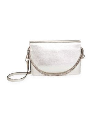 givenchy cross3 metallic silver|Givenchy crossbody handbags.